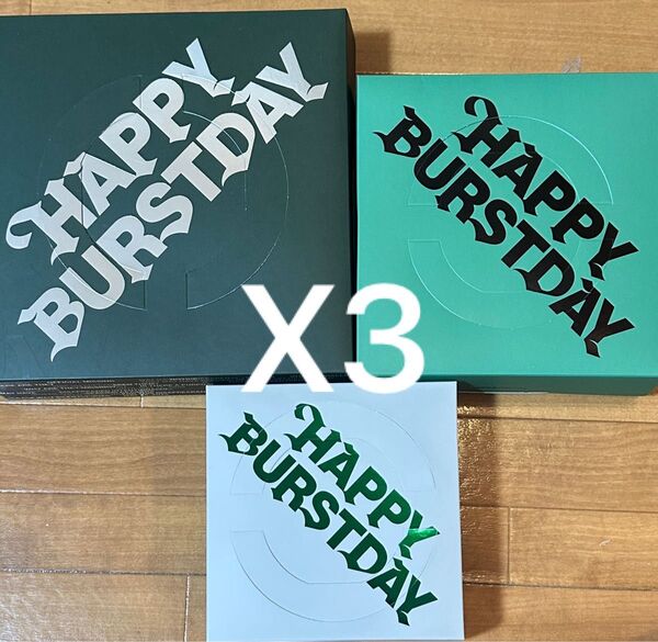 Seventeen HAPPY BURSTDAY 通常盤 3形態 開封済み