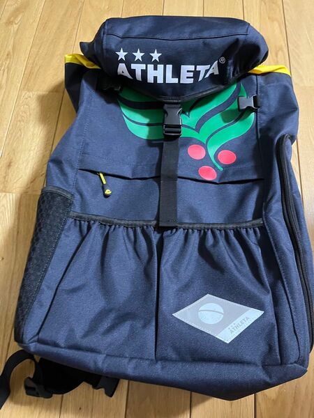 ほぼ未使用 ネイビー アスレタ リュック リュックサック バックパック サッカー フットサル バック