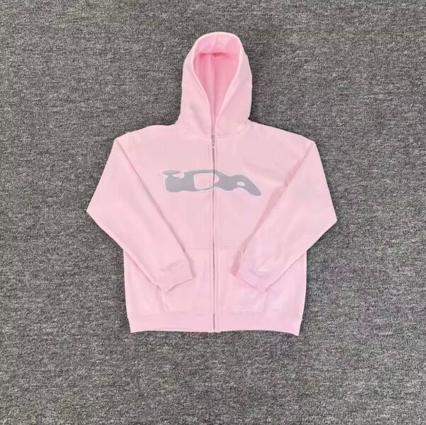 ida sply Zip-up hoodie フーディーロゴ入りパーカーM