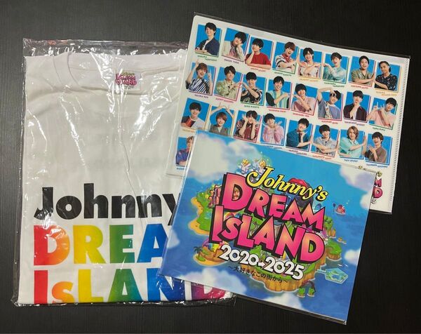Johnny's DREAM ISLAND ドリアイ グッズ 3点セット Tシャツ 集合写真 クリアファイル 未使用