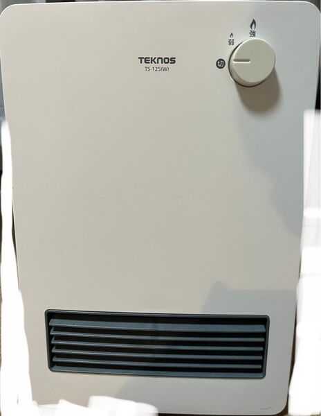 【動作確認済】TEKNOS TS-125(W) セラミックファンヒーター