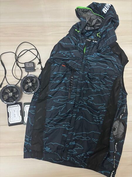 バートル 空調服 バッテリー2つ ファンセット