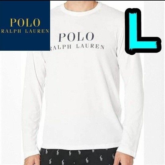 【新品】ポロラルフローレン ロンT L 白 Polo Ralph Lauren