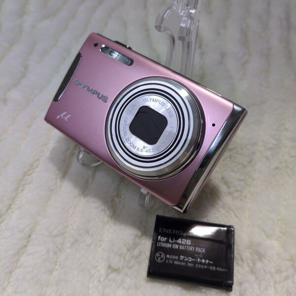 OLYMPUS オリンパス コンパクトデジタルカメラ μ1060 充電満タン コンデジ