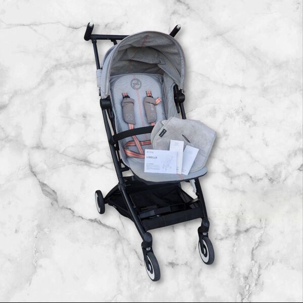 付属品多数 美品 cybex LIBELLE ベビーカー グレー バー付き シート付き