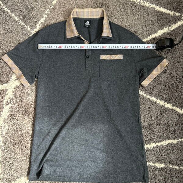 BAZZ WEARポロシャツ メンズ チェック柄 2XL