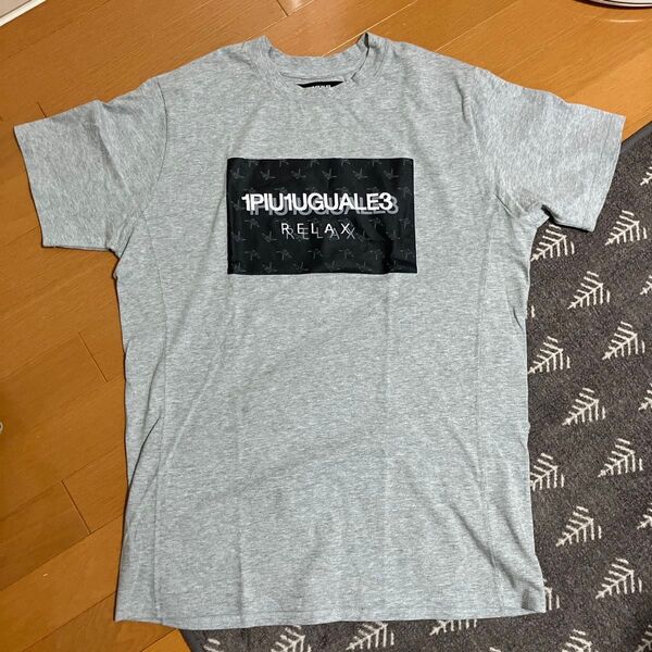 【1PIU1UGUALE3 RELAX】ボックスロゴ立体刺繍Tシャツ