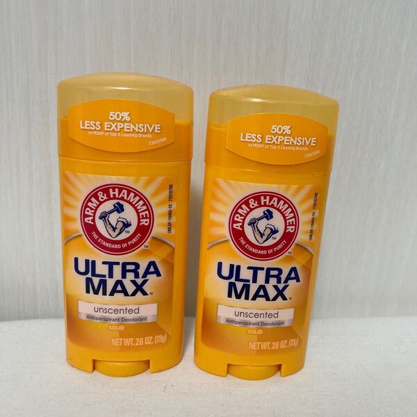ARM&HAMMER ウルトラマックス 無香料 73g 2個セット