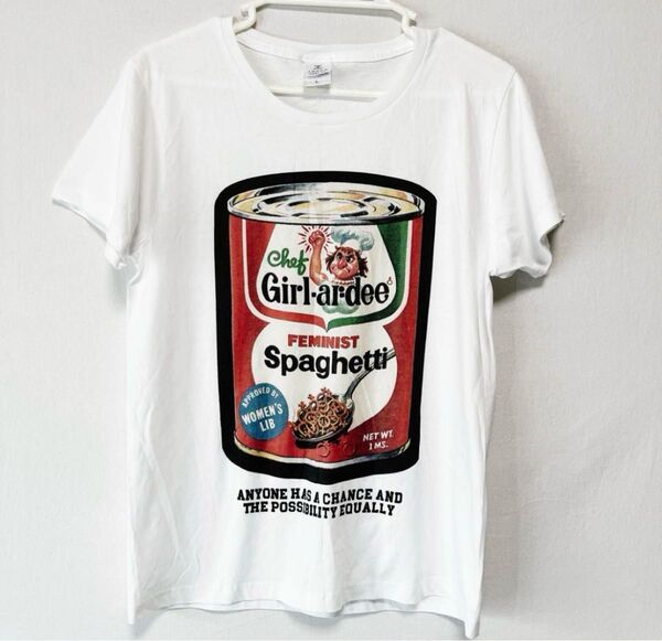 レトロTシャツ 缶詰 アメリカン Lサイズ 新品