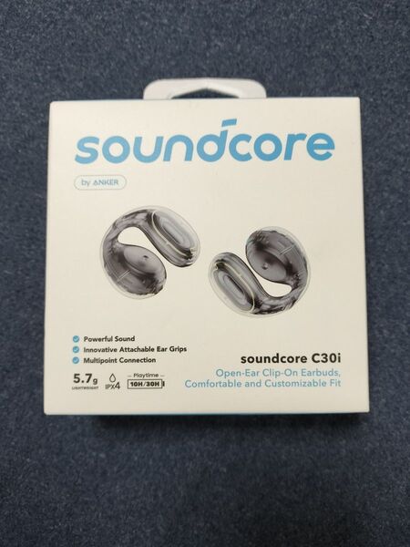【未開封】soundcore by Anker C30i オープンイヤー型イヤホン ブラック 未使用