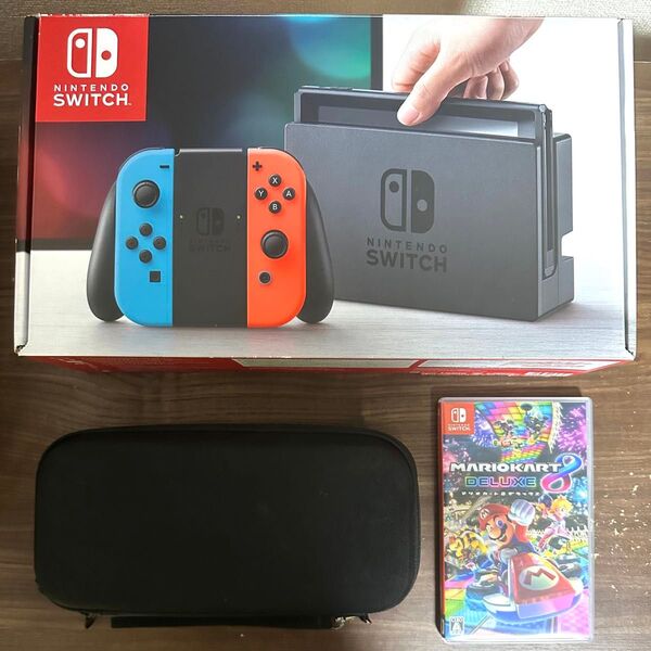 Nintendo Switch 本体 & マリオカート8 デラックス セット キャリングケース付き