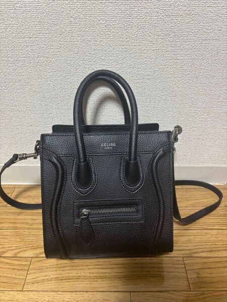 CELINE セリーヌ ラゲージ マイクロショッパー ブラック