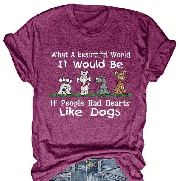 犬柄 半袖Tシャツ 最終価格