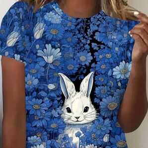 うさぎ柄 半袖Tシャツ お値下げしました 最終価格