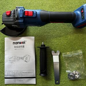 マキタ互換 「互換バッテリー3個付」nanwei 充電式ディスクグラインダー