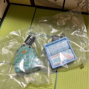 kippis ミニチュアチャーム リュックタオル 2個セット ガチャポン