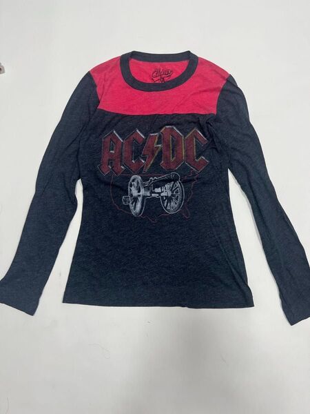 AC / DC U.S. TOUR 1982 長袖Tシャツ チェイサー LA ロンT 長袖 Mサイズ バンド バンT 古着
