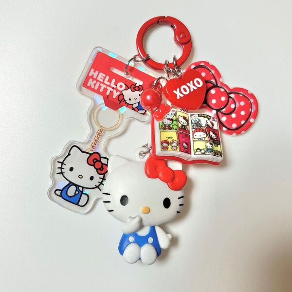 キティ じゃらじゃらキーホルダー