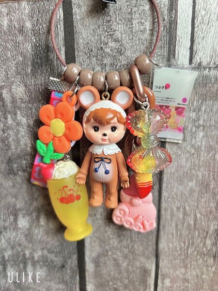 レトロ赤ちゃん じゃらじゃらキーホルダー