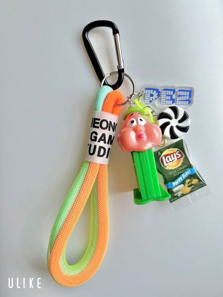 バブルマンPEZ じゃらじゃらキーホルダー