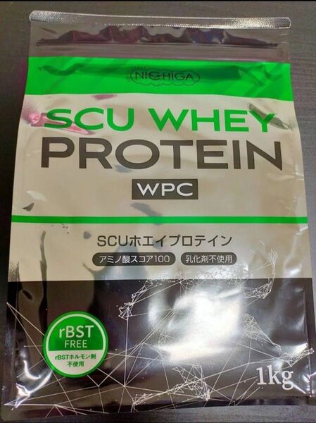 ☆再出品可能☆ ニチガ NICHIGA SCU ホエイプロテイン 1kg
