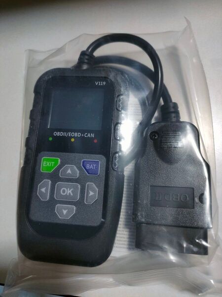 OBD2 故障診断スキャナー 日本語対応 コードリーダー 診断機 v119
