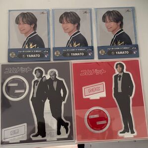 コムドット トレーディングカード&アクリルスタンド