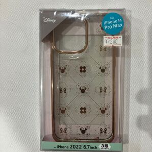 iPhone14ProMax ケース ミニーマウス ピンクゴールド 未使用
