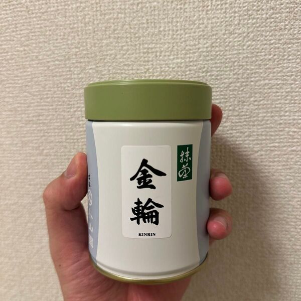 宇治抹茶 金輪100g缶