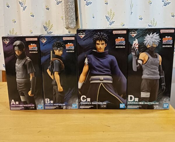 ナルト一番くじ A賞B賞C賞D賞 フィギュアセット