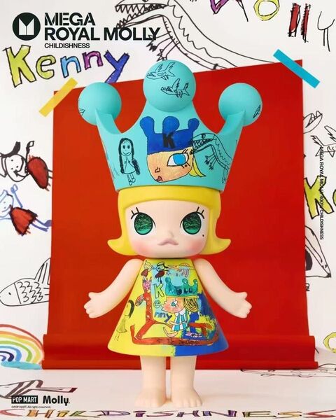 新品国内正規品 popmart ポップマート MEGA ROYAL MOLLY CHILDISHNESS 400%