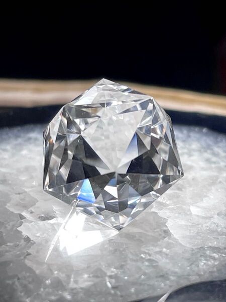 天然 水晶【イコサヘドロン】五芒星【正二十面体】クリアクオーツ◆天然石◆パワーストーン