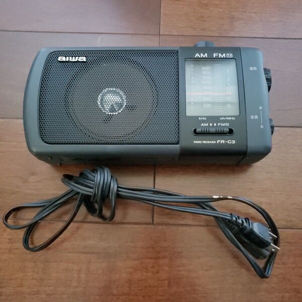 aiwa AM/FMラジオ受信機 FR-C3 本体 アイワ