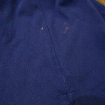 90s TOMMY HILFIGER ポロシャツ L ブルー レッド ロゴ刺繍 半袖 トミーヒルフィガー_画像7