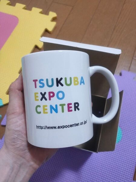 【新品未使用】つくばエキスポセンター マグカップ 記念品 非売品