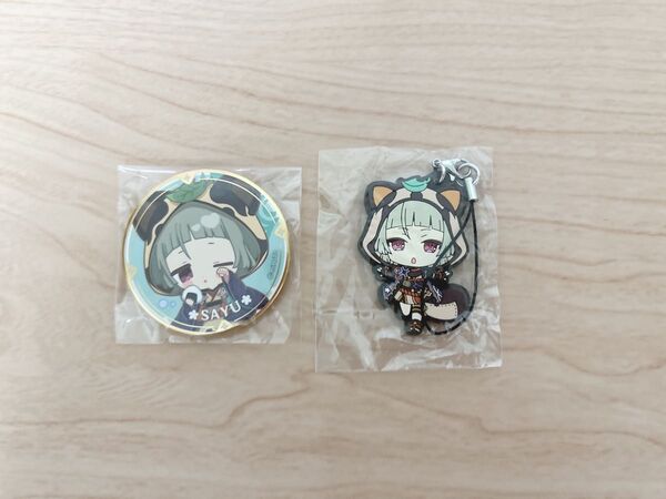 原神 スイパラ 稲妻 缶バッジ ラバーストラップ ラバスト ガチャガチャ カプセルトイ 早柚