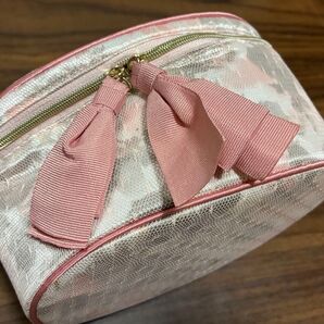 新品タグ付き フランフラン チュールバニティポーチ ピンク 花柄