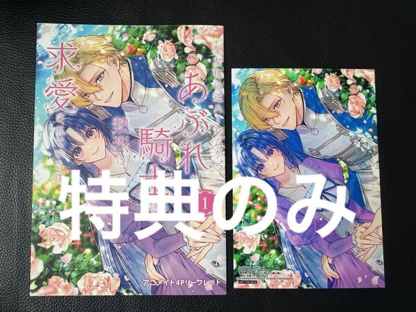 【特典のみ】聖女様の逆ハーレムからあぶれた騎士様に熱烈に求愛されている件(1)