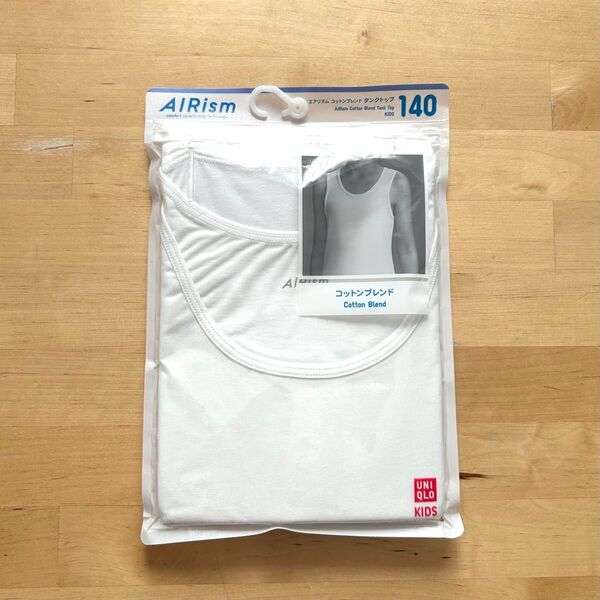 UNIQLO エアリズム コットンブレンド タンクトップ 140