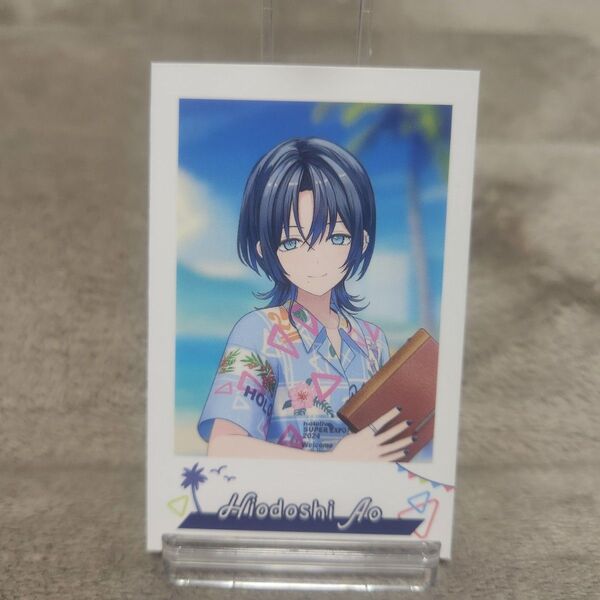 ホロライブ 火威青 EXPO チェキ風カード アロハ ReGLOSS