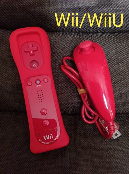 Nintendo Wii/WiiU用 リモコンプラス ヌンチャク セット
