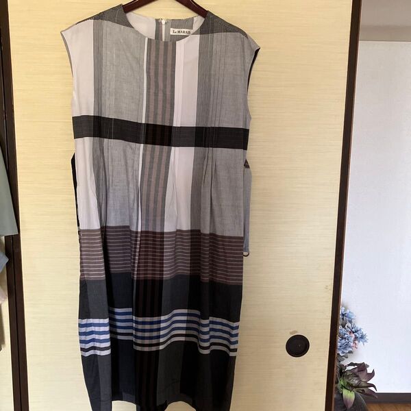 Le Marais チェック柄ワンピース