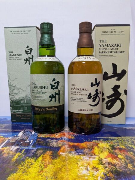 白州Story of the Distillery2024、 山崎NV、 2本。