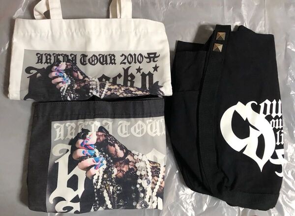 浜崎あゆみ トートバッグ ツアーグッズ 3種 まとめ売り