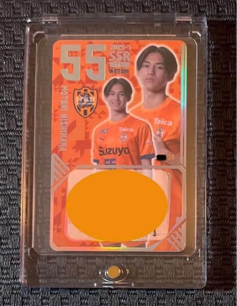 ★2025-1 清水エスパルス オンサイトカード SSRカード SSR06 直筆サイン No.55 西原源樹 選手★