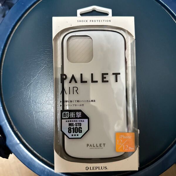 iPhone 12/iPhone 12 Pro 超軽量極薄耐衝撃ハイブリッドケース 「PALLET AIR」 ホワイト