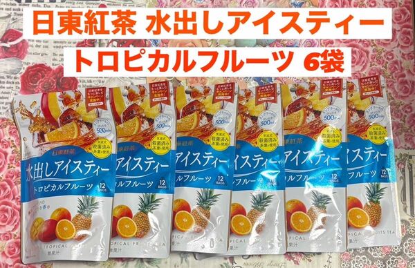 日東紅茶 水出しアイスティー トロピカルフルーツ 6袋