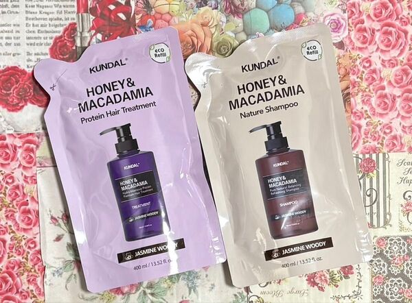 KUNDAL(クンダル)HONEY&MACADAMIA シャンプー&ヘアトリートメントセット