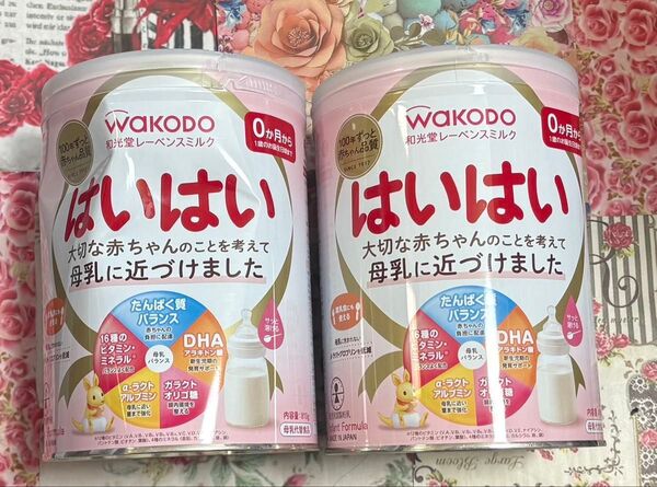 和光堂レーベンスミルク はいはい 810g × 2缶