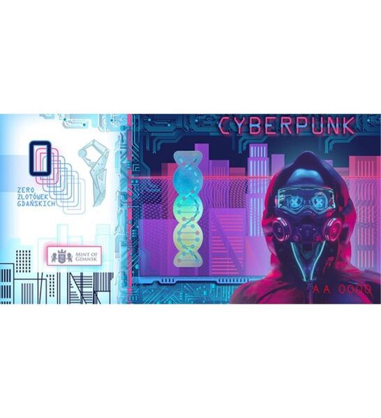 【ポーランド記念紙幣】サイバーパンク コレクター The Punk Universe Banknote 2022